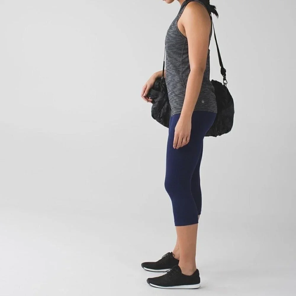 LULULEMON Flow & Go Crop Hero Blue - Picture 2 of 7